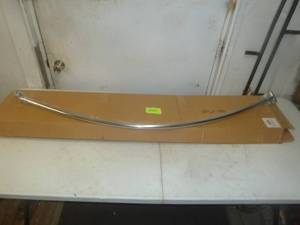 lot 526 image: Curved Shower Curtain Rod- Chrome