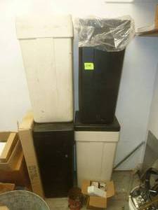 lot 528 image: Water Softener Salt Bins x 4