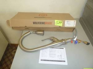 lot 534 image: Wolverine Brass Kitchen Faucet
