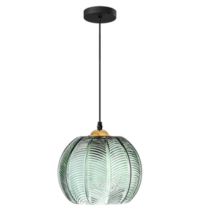 lot 110 image: Jengush Modern Style Battery Operated Pendant Light, Battery Ceiling Light fixtures with Rechargeable Bulbs Remote Control