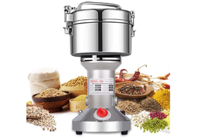 lot 117 image: LEJIEYIN Electric herb Grinder 550g High Speed Electric Stainless Steel Spice Flour Mill Herb Grinder Powder Machine for Dry Food Grin
