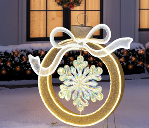 lot 45 image: Members Mark 40 Pre-Lit Ornament Dcor