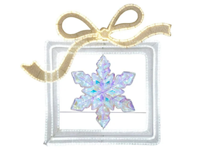 lot 62 image: Members Mark Pre-Lit Giftbox Decor 40in Tall