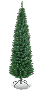 lot 308 image: Costway 6-ft Pencil Artificial Christmas Tree