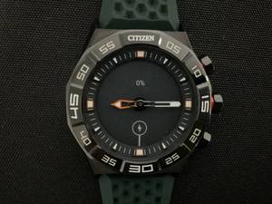 lot 10 image: Citizen CZ Smart Black Heart Rate Tracking Hybrid Smartwatch YF20MV-01 Case Size 44 mm