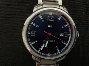 lot 20 image: Tommy Hilfiger Mens Stainless Steel Bracelet Watch 44mm USED