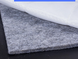 lot 120 image: TUOTPE Extra Large Area Rug Pad, 9x12 Ft Cushioned Carpet Pad, Thick Felt Pad for All Floors, Keeps Rug in Place Soft