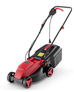 lot 139 image: Costway 13 10-Amp 110V Corded Electric Push Lawn Mower, Adjustable Cutting Height, Collection Box (Not Functioning)