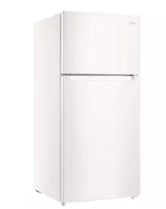 lot 156 image: Vissani 14.2 cu. ft. Top Freezer Refrigerator in White, Garage Ready