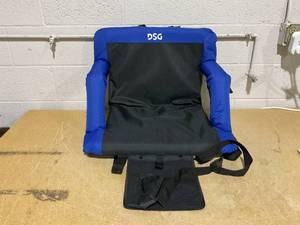 lot 130 image: DSG Stadium Seat Royal BlueBlack