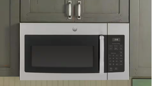 lot 423 image: GE 1.6 cu. ft. Over-the-Range Microwave in Stainless Steel