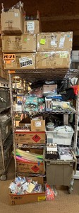 lot 70 image: UV sterilization boxes, Cap Clips, Key Chains, Safety Treads, LitezAll Tactical Flashlight, C to C Cables