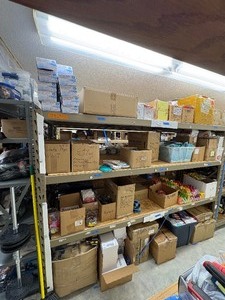 lot 75 image: Candy, maps, masks, lock cylinder lubricant