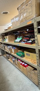 lot 87 image: Can cozy, lights, footwear, retractible lip balm holders, Numb Skull Ice Towels, approx 1,824 ping-pong balls