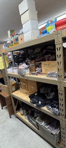 lot 97 image: Biker gear, Pop-up Lanterns, lip balm, ashtrays, batteries, beach balls,, lighters, cozies, cigarette boxes