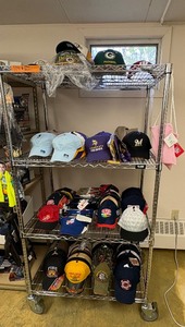 lot 119 image: Baseball caps and visors