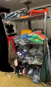 lot 123 image: Shirts and sweatshirts