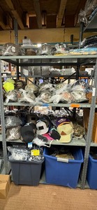 lot 62 image: Apparel hats, shirts