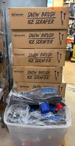 lot 142 image: Snow brush ice scrapers