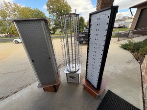 lot 155 image: (3) Merchandising displays
