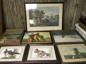 lot 302 image: Framed Art