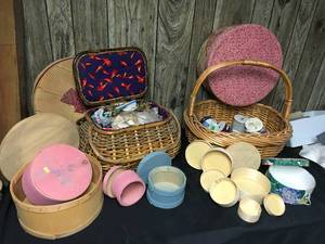 lot 315 image: Baskets and Boxes