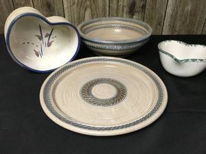 lot 394 image: Stoneware Serving ware