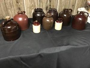 lot 397 image: Stoneware Jugs