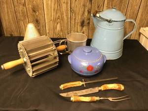 lot 221 image: Antique Kitchen Utensils