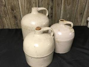 lot 222 image: Stoneware Jugs