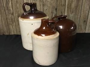 lot 224 image: Stoneware Jugs