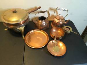lot 419 image: 7 Pc Copper  #2