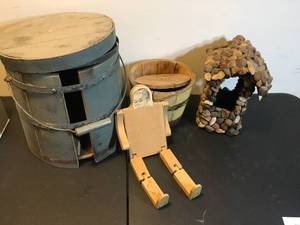 lot 425 image: Antique Wooden Wonders