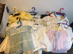 lot 435 image: Vintage- Antique Baby Clothes