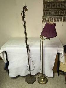 lot 479 image: Antique Floor Lamps