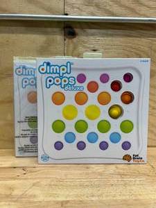 lot 38 image: Fat Brain Toys Dimpl Pops Deluxe - The Ultimate Popping Experience, Kids & Adults (lot of 2)