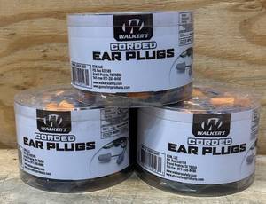 lot 51 image: WALKERS Corded Ear Plugs lot of 3
