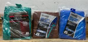 lot 245 image: ROUGHNECK, IRONTON Tarp lot of 4