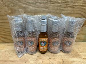 lot 100 image: EXPIRED  Melinda s Scotch Bonnet Hot Sauce - Gourmet Scotch Bonnet Pepper Sauce - Made with Scotch Bonnet Peppers, Carrots, Papaya & Lime Juice - Keto, Vegan, Gluten Free Hot Sauce - 5oz, (lot of 10)