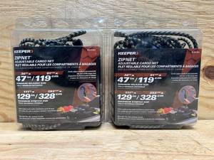 lot 106 image: ZipNet Camo Adjustable Cargo Net (lot of 2)