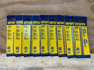 lot 133 image: IRWIN Drill Bit lot of 9