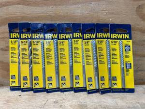 lot 134 image: IRWIN Drill Bit lot of 9