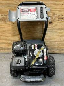 lot 149 image: SIMPSON Professional Pressure Washer 3300 PSI 2.5GPM Msrp $612.52 sold as is