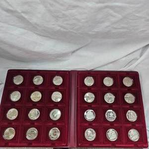 lot 1 image: 1996 Nascar Trucks & Drivers Coin Set(18 Tracks6 Drivers)