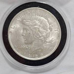 lot 71 image: 1922 Peace $1