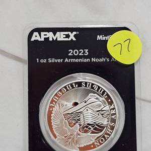 lot 77 image: APMEX 2023 American Noahs Arc 1oz