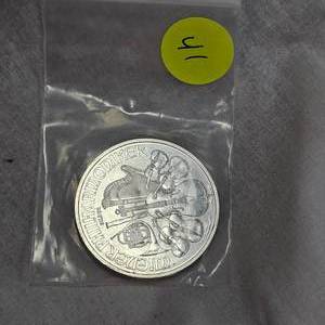 lot 41 image: 2022 50 Euro Philharmonica 1oz Silver