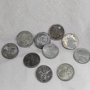 lot 58 image: 10-Lincoln Steel Wheat 1c