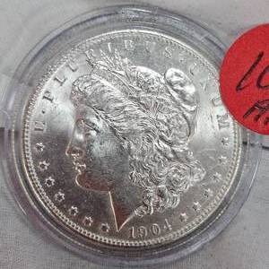 lot 105 image: 1904 Morgan $ AU