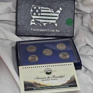 lot 106 image: 2013 National Parks 25c Set, UNC